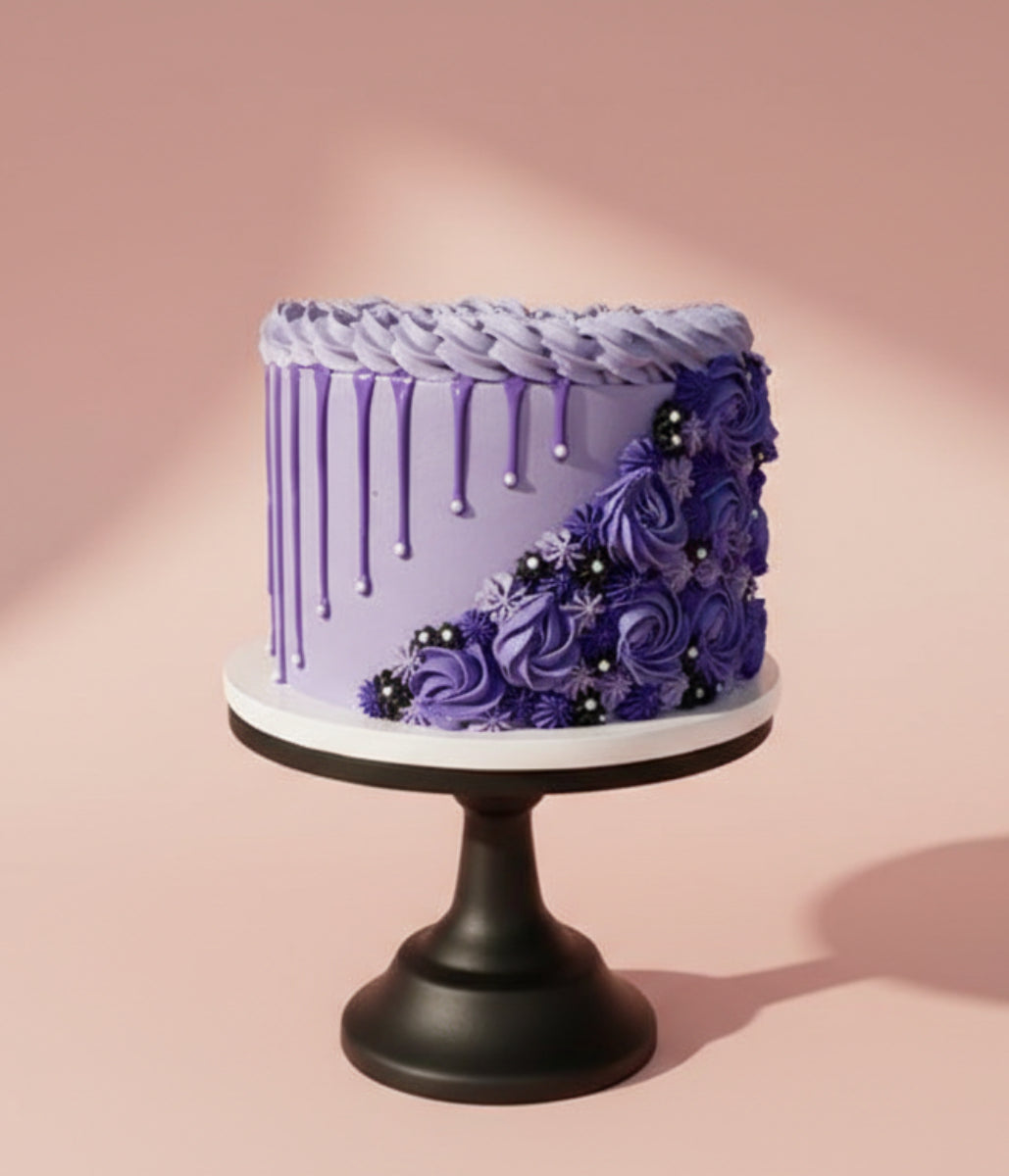Purple Rose cake