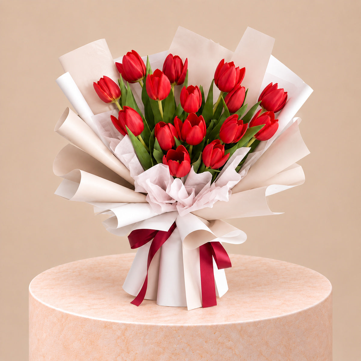 Red Tulips Signature Romantic Gift