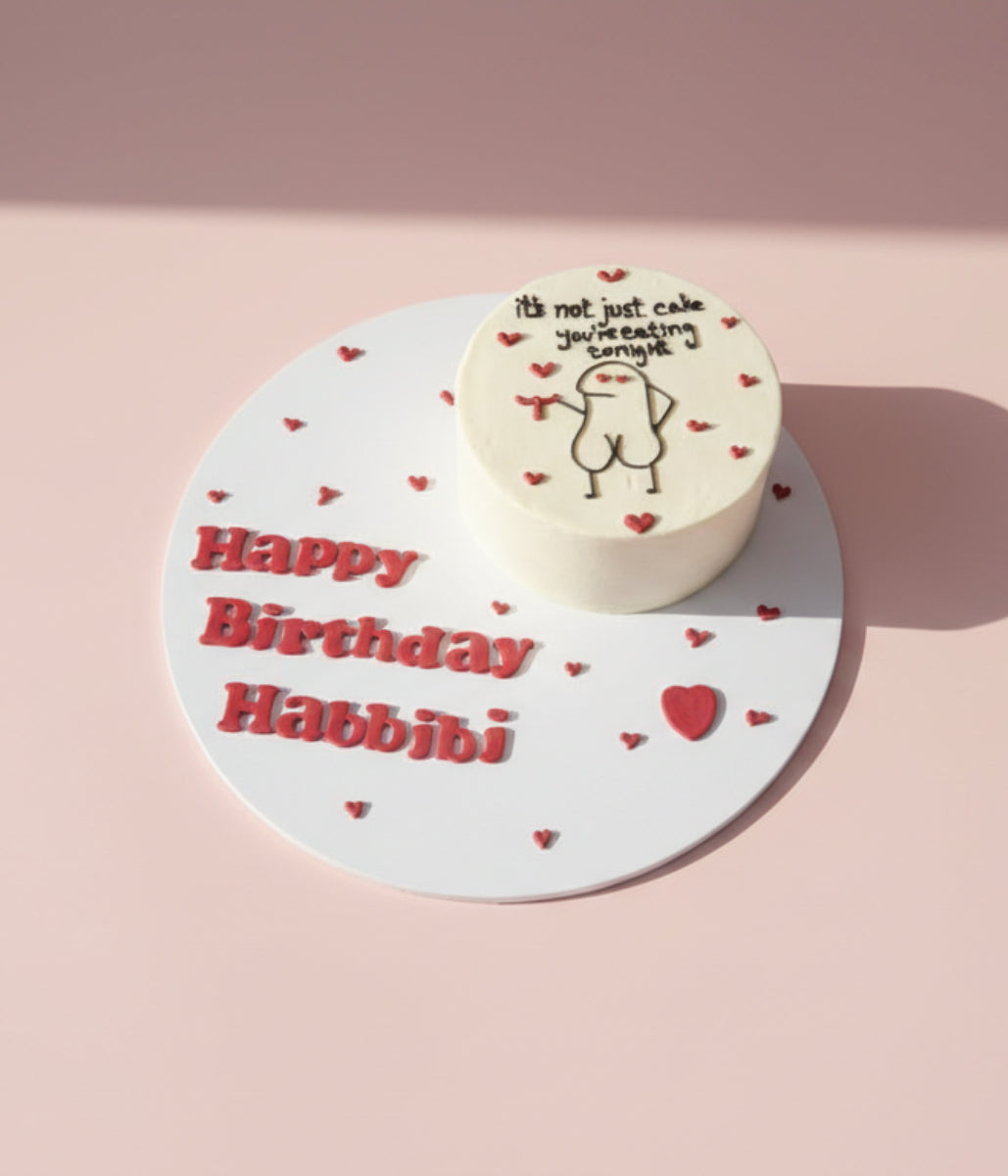 Romantic Fun Birthday Cake