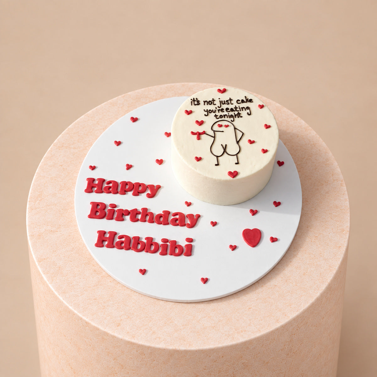 Romantic Fun Birthday Cake