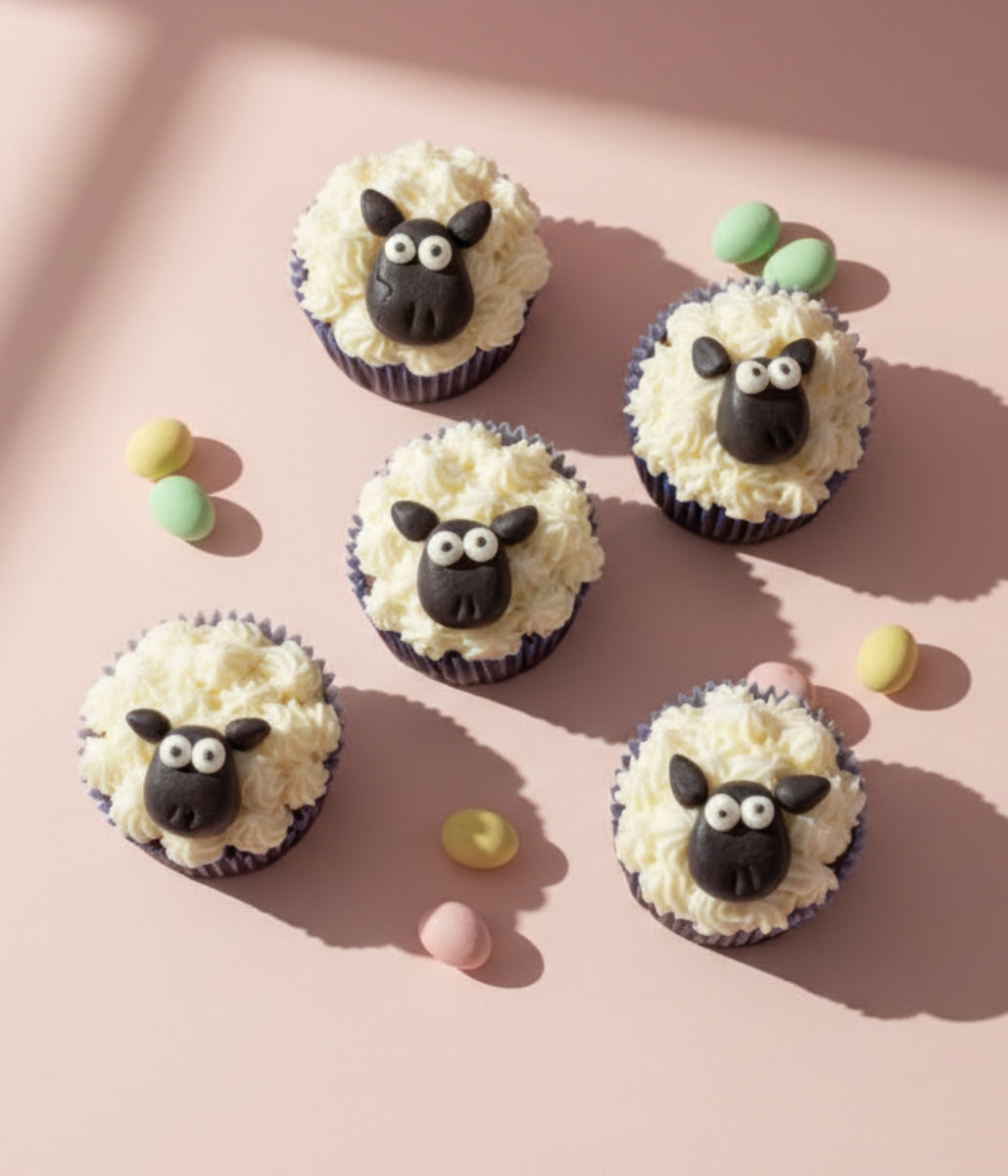 Sheep Cupcakes