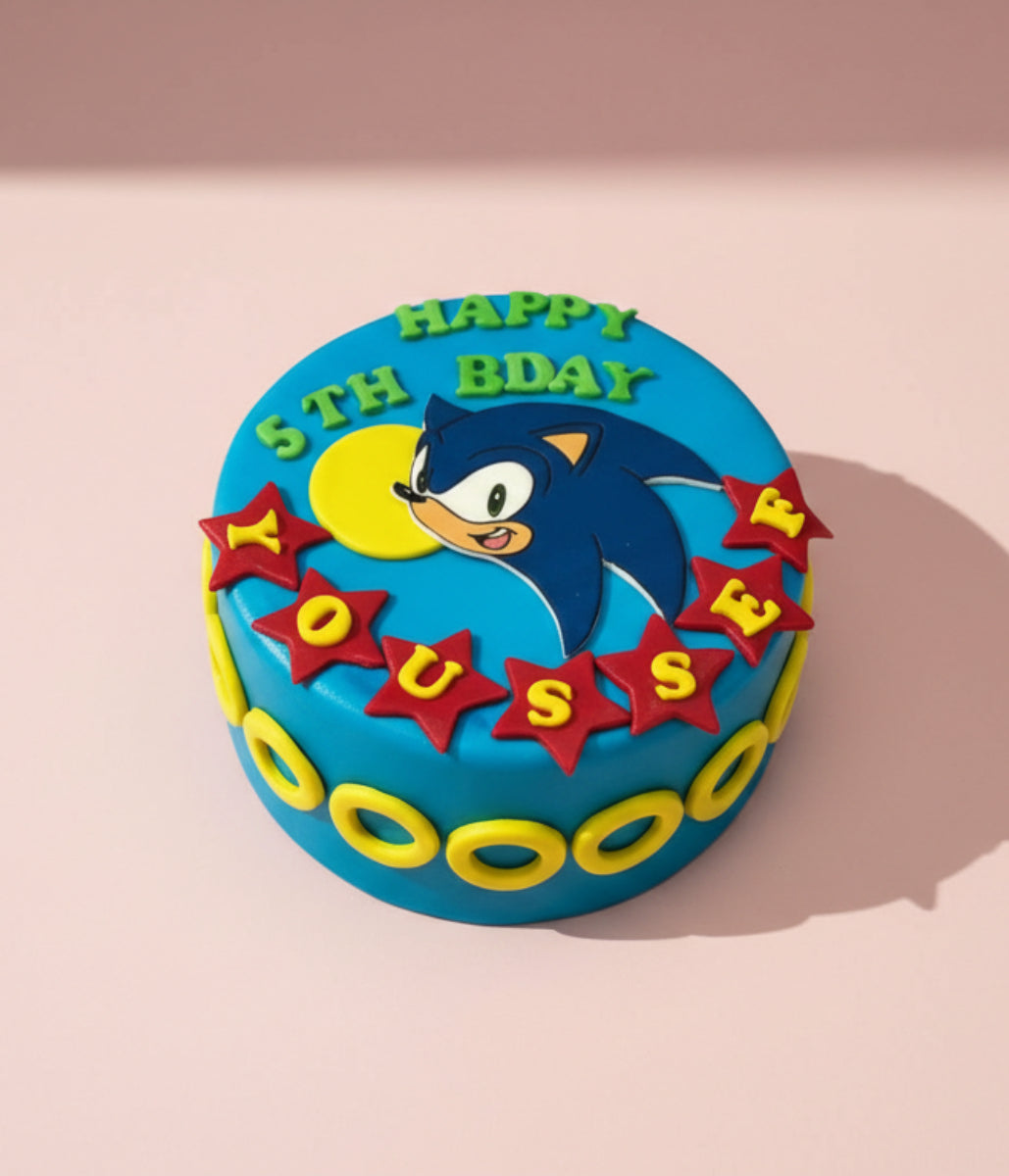 Sonic Rings Cake