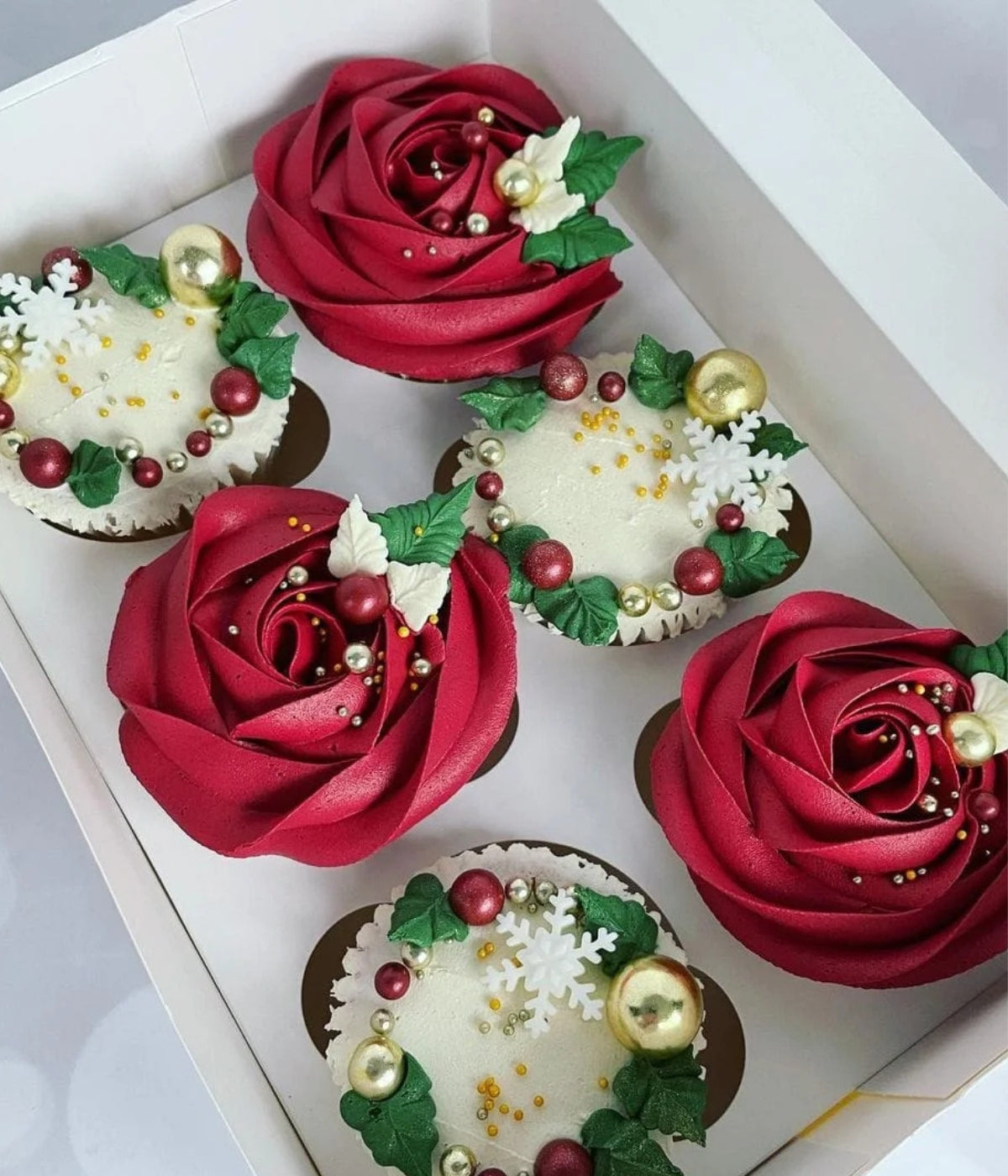 Christmas cupcakes