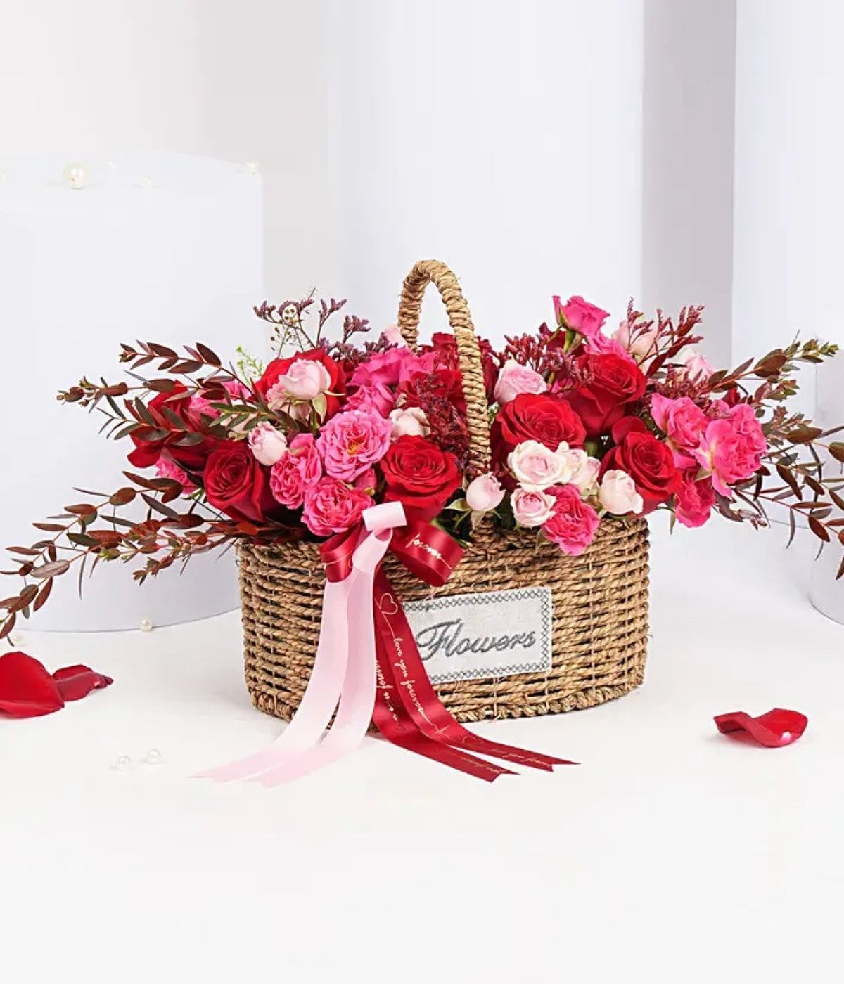 Gorgeous Roses Basket