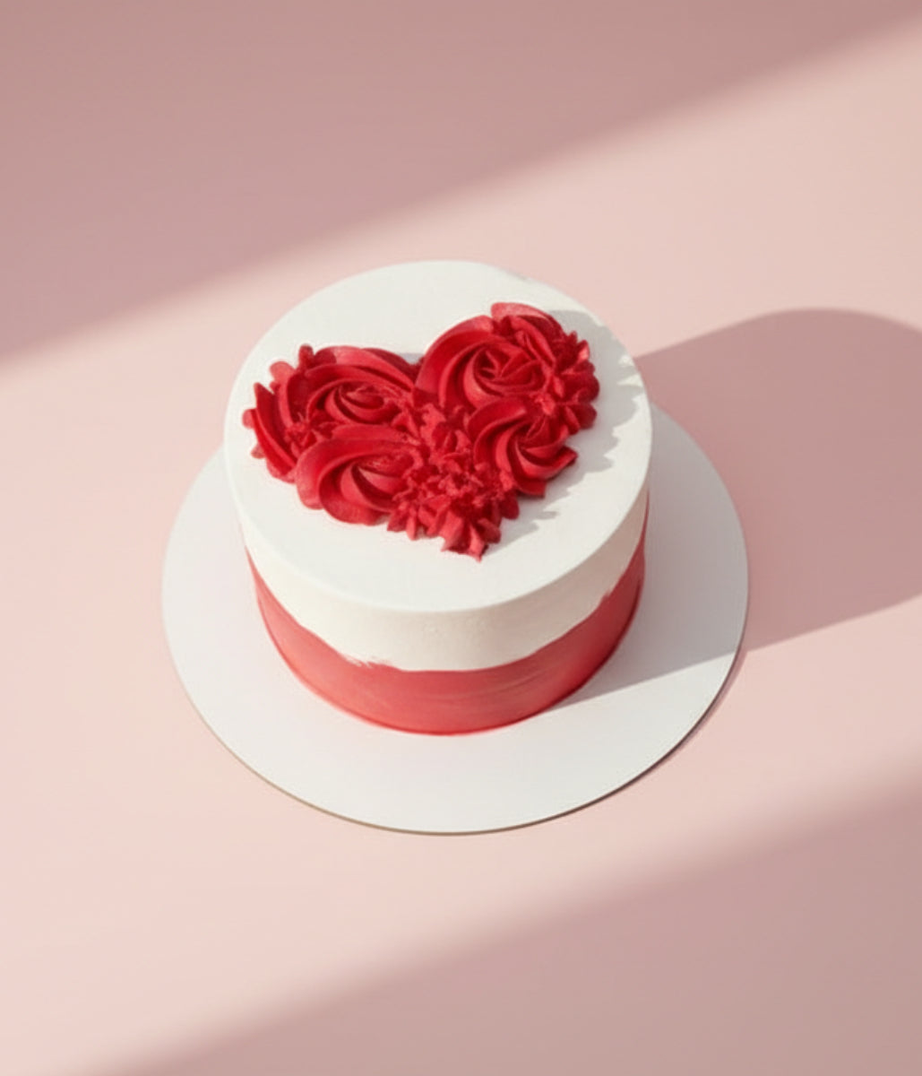 Valentine’s Day Heart Cake