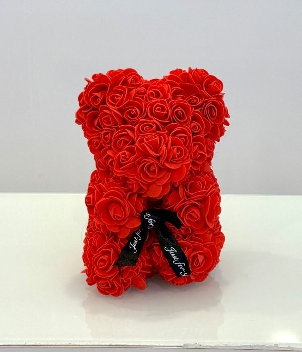 Valentine's Rose Teddy Bear