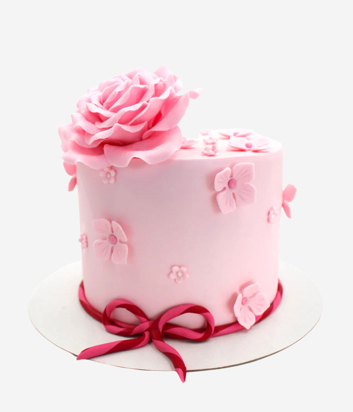 Pink Rose Cake