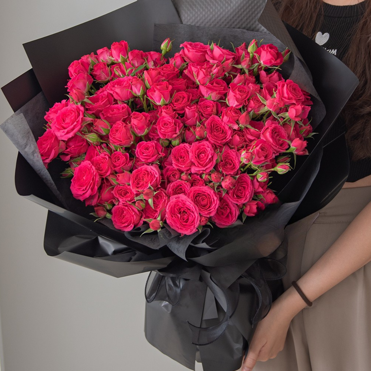 Be My Valentine bouquet – 50 red roses - Petal Frost Dubai