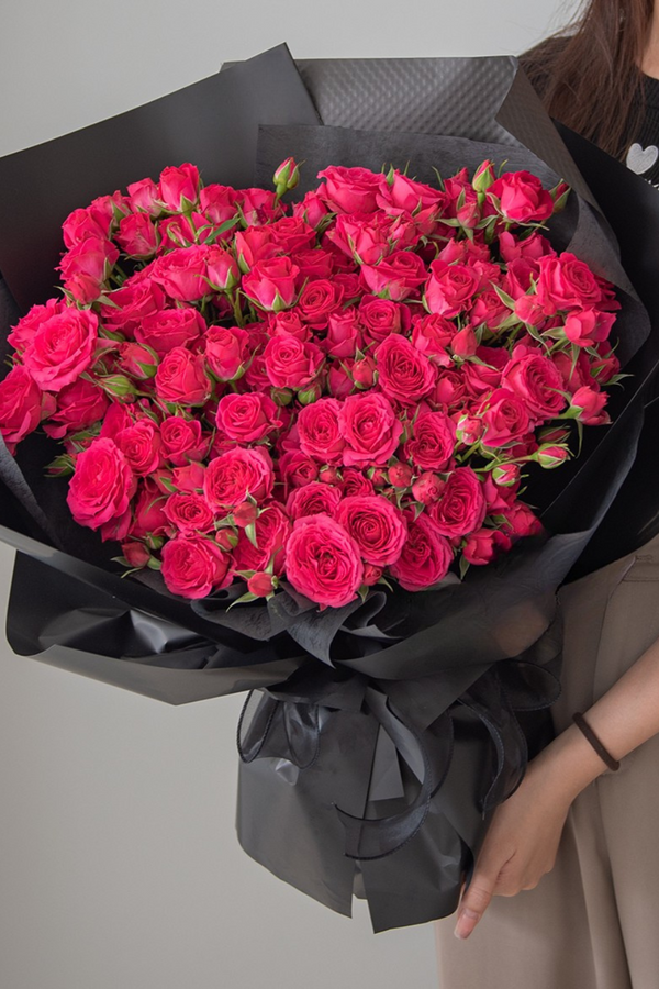 Be My Valentine bouquet – 50 red roses - Petal Frost Dubai