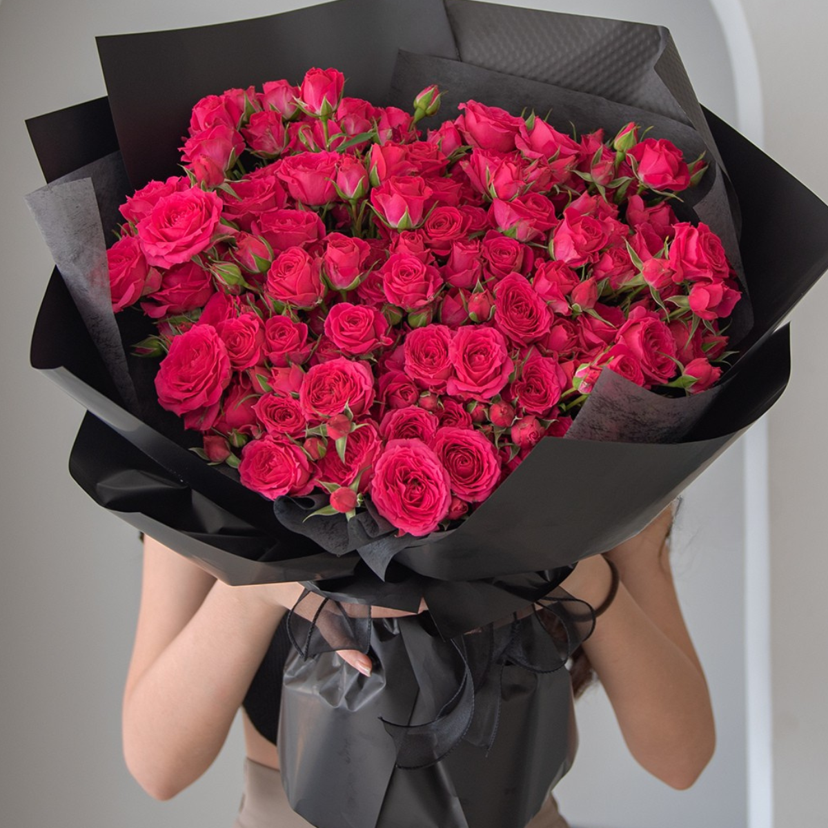 Be My Valentine bouquet – 50 red roses - Petal Frost Dubai