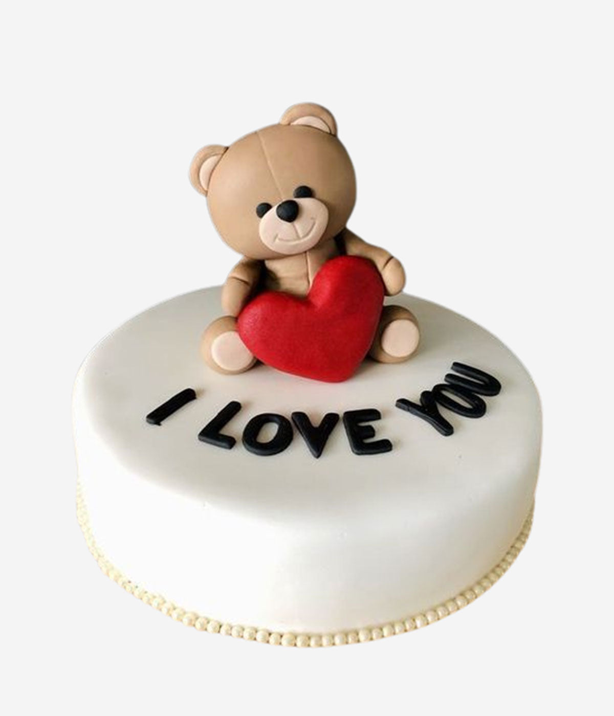 Valentine’s Teddy Bear Cake