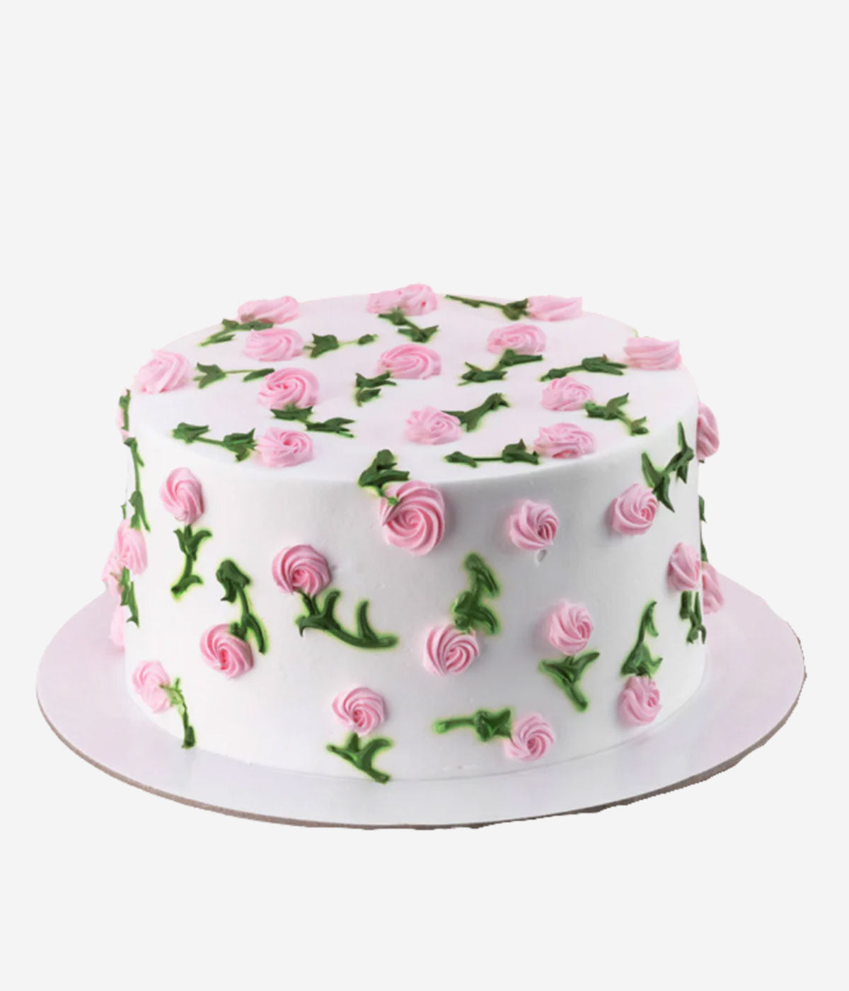 Pink Roses Cake