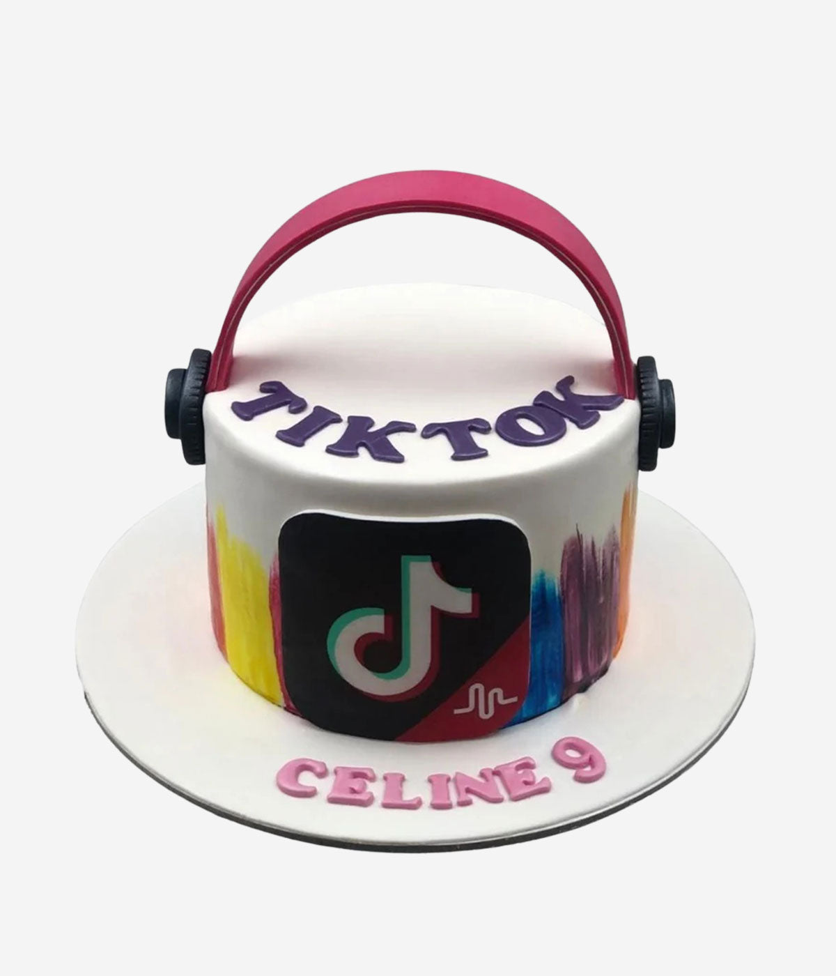 Headphones Tiktok Cake