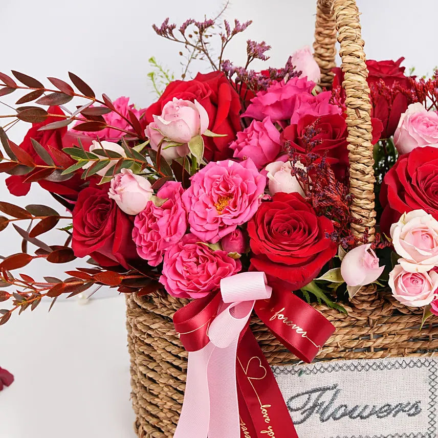 Gorgeous Roses Basket