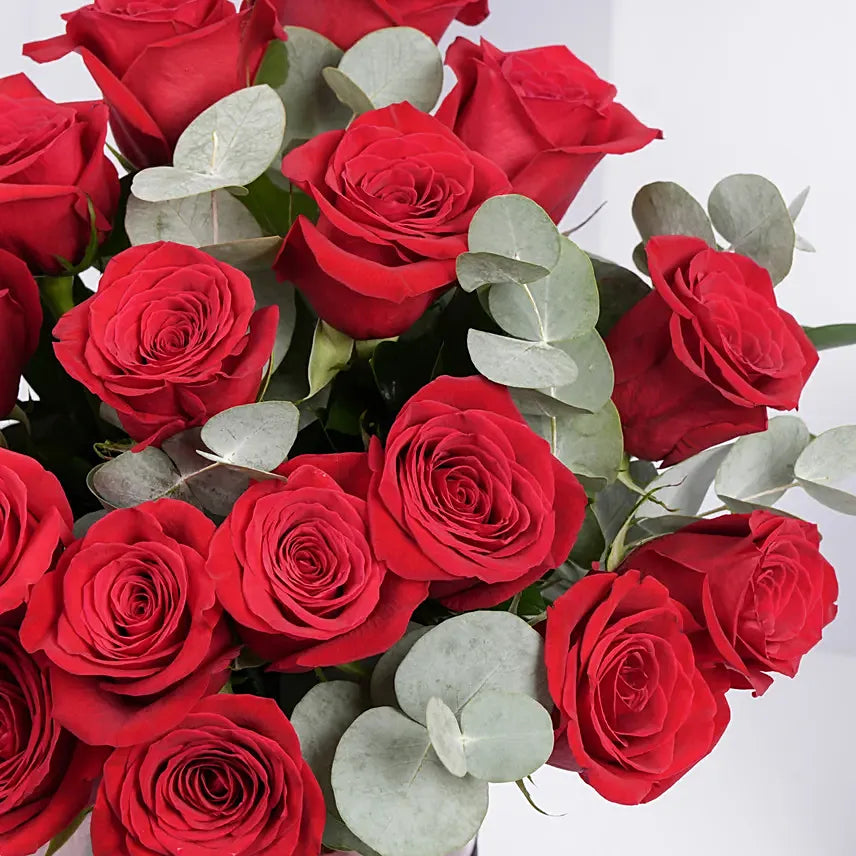 Passionate 18 Roses Arrangement