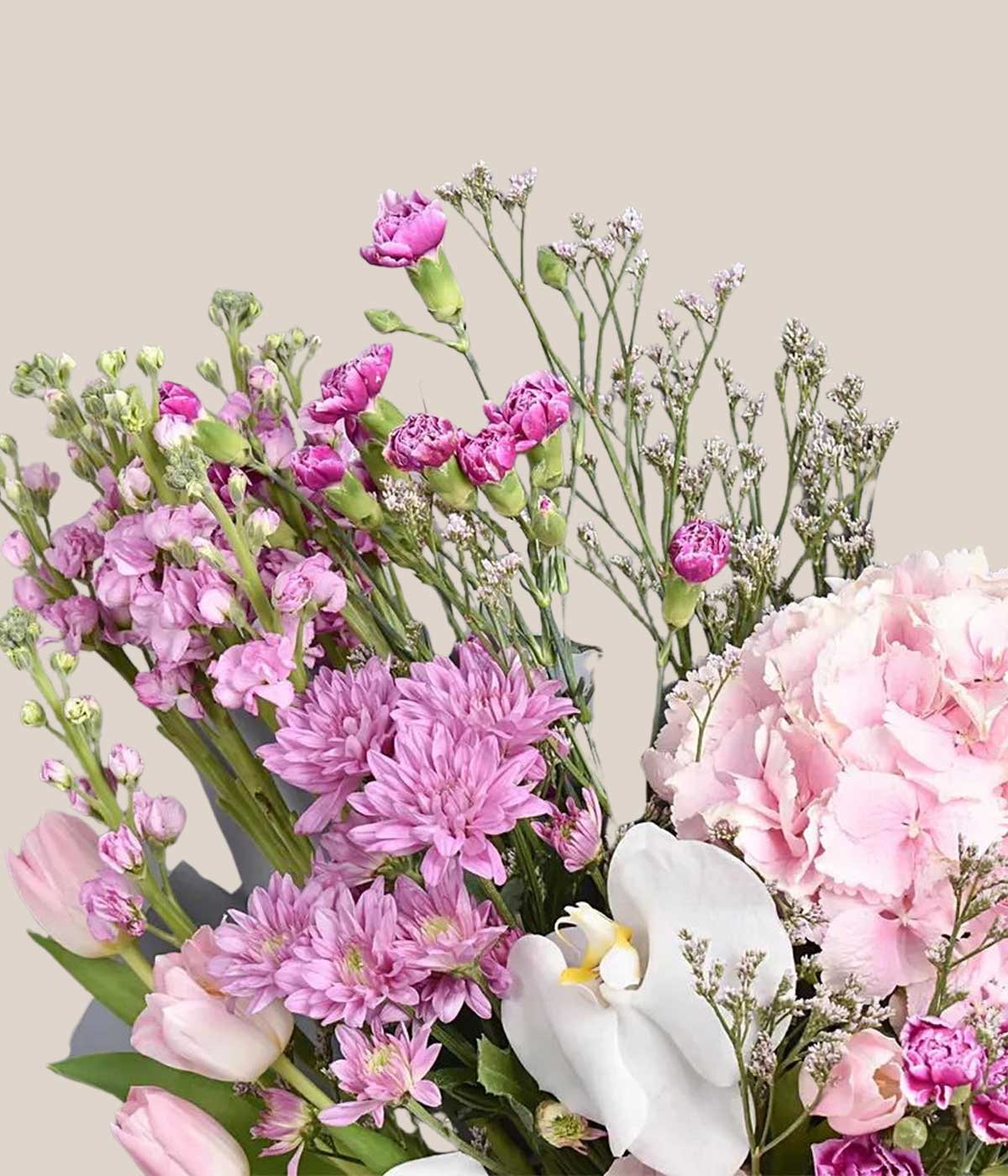 Pink Forest Flowers Bouquet