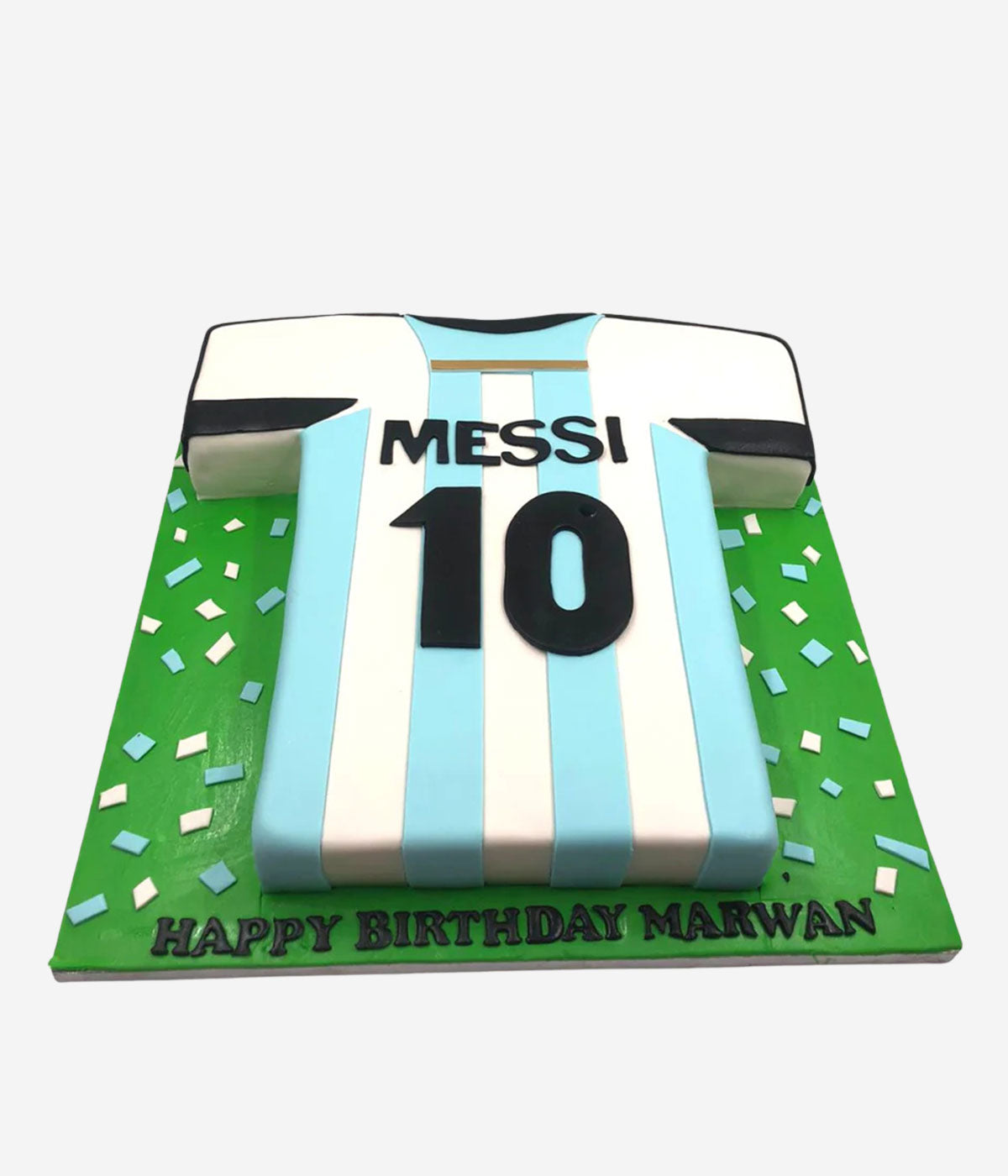 Messi Argentina Jersey Cake