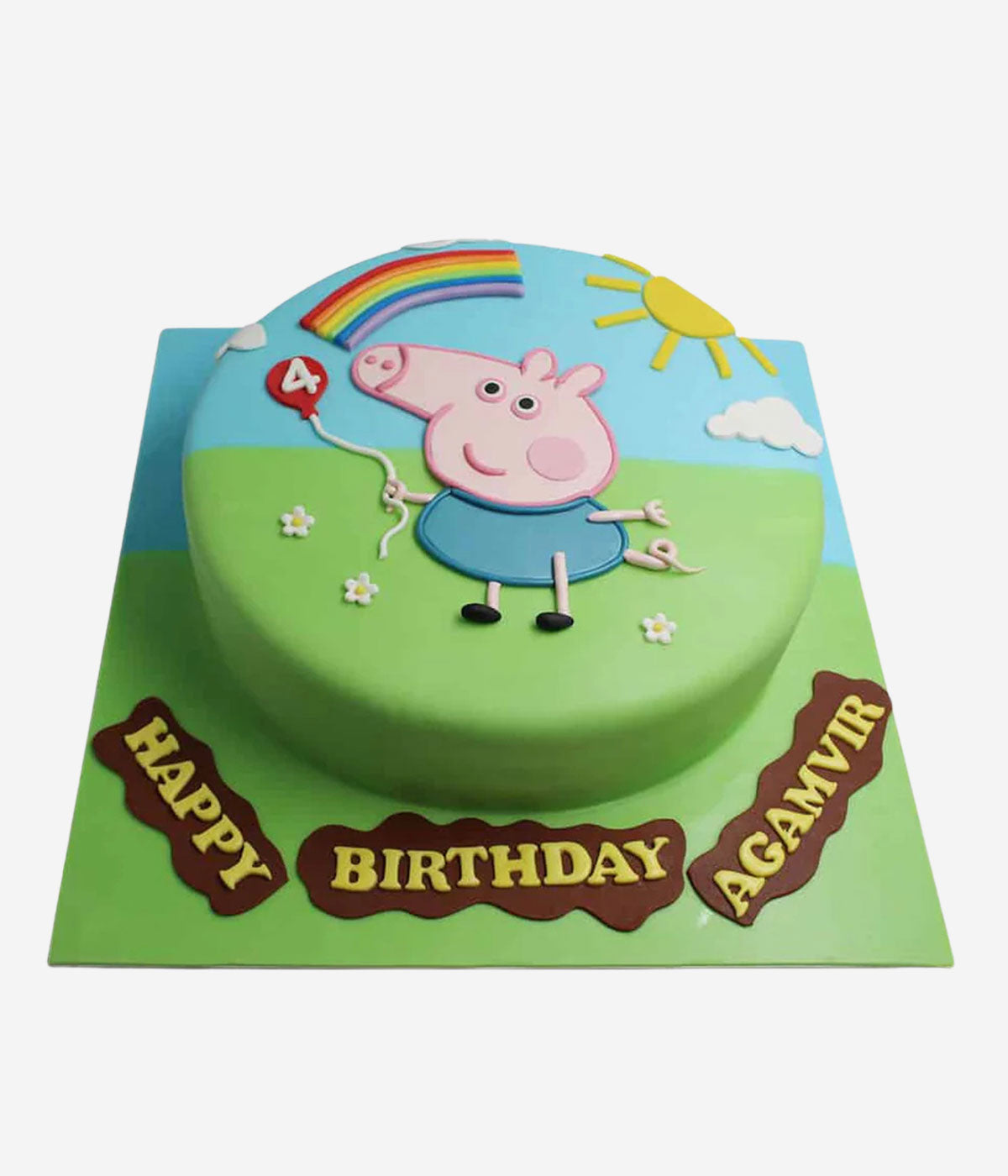 Peppa pig theme Cake