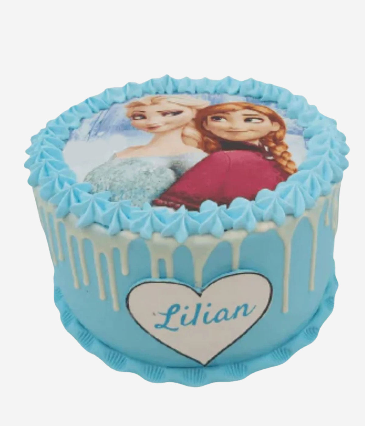 Frozen Princess Photo Cake