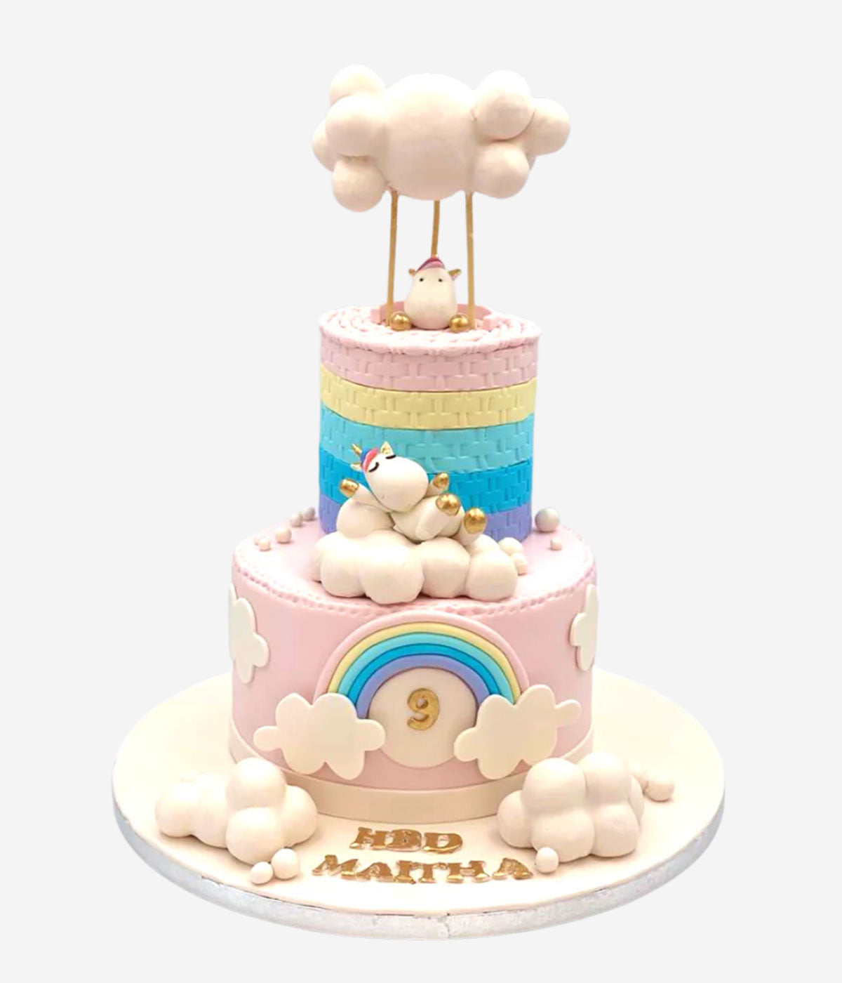 Lazy Unicorn Multitier Cake